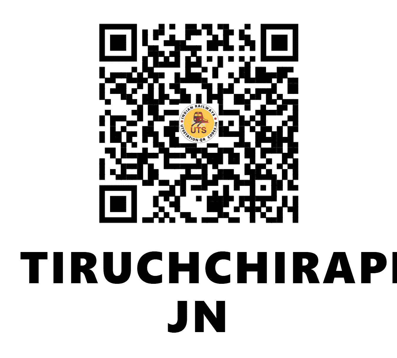 UTS QR Code for TIRUCHCHIRAPPALLI JN - TPJ (SR - TAMIL NADU)